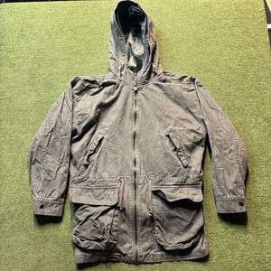 Brandon Thomas 3 in 1 Military Style Field Jacket Olive Utility Parka Mens M